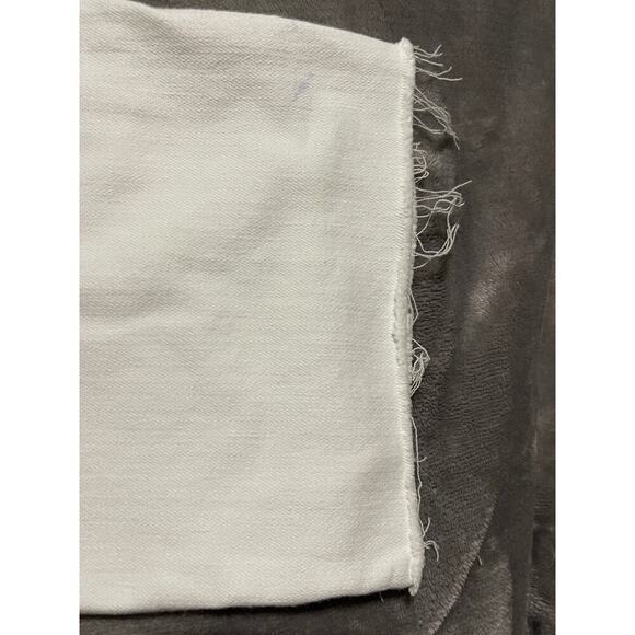 NWOT J.Crew stovepipe white straight jean signature stretch+ Size 33 Raw Hem - Picture 9 of 9